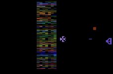 une photo d'Ã©cran de Yar s Revenge sur Atari 2600